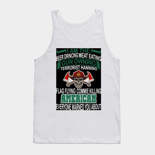 'Skull and Bones' Texture T-shirt for American Tank Top by RezTech